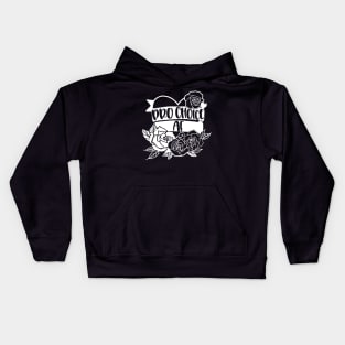 flowers heart Kids Hoodie